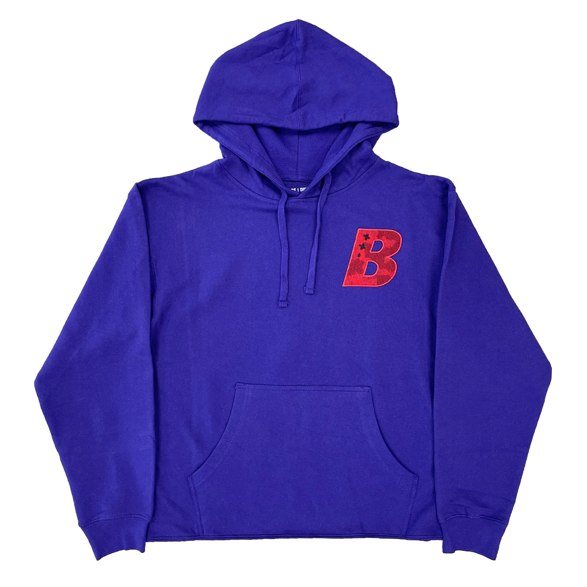 CAMO B LOGO CROPPED PULLOVER (PURPLE) image 0
