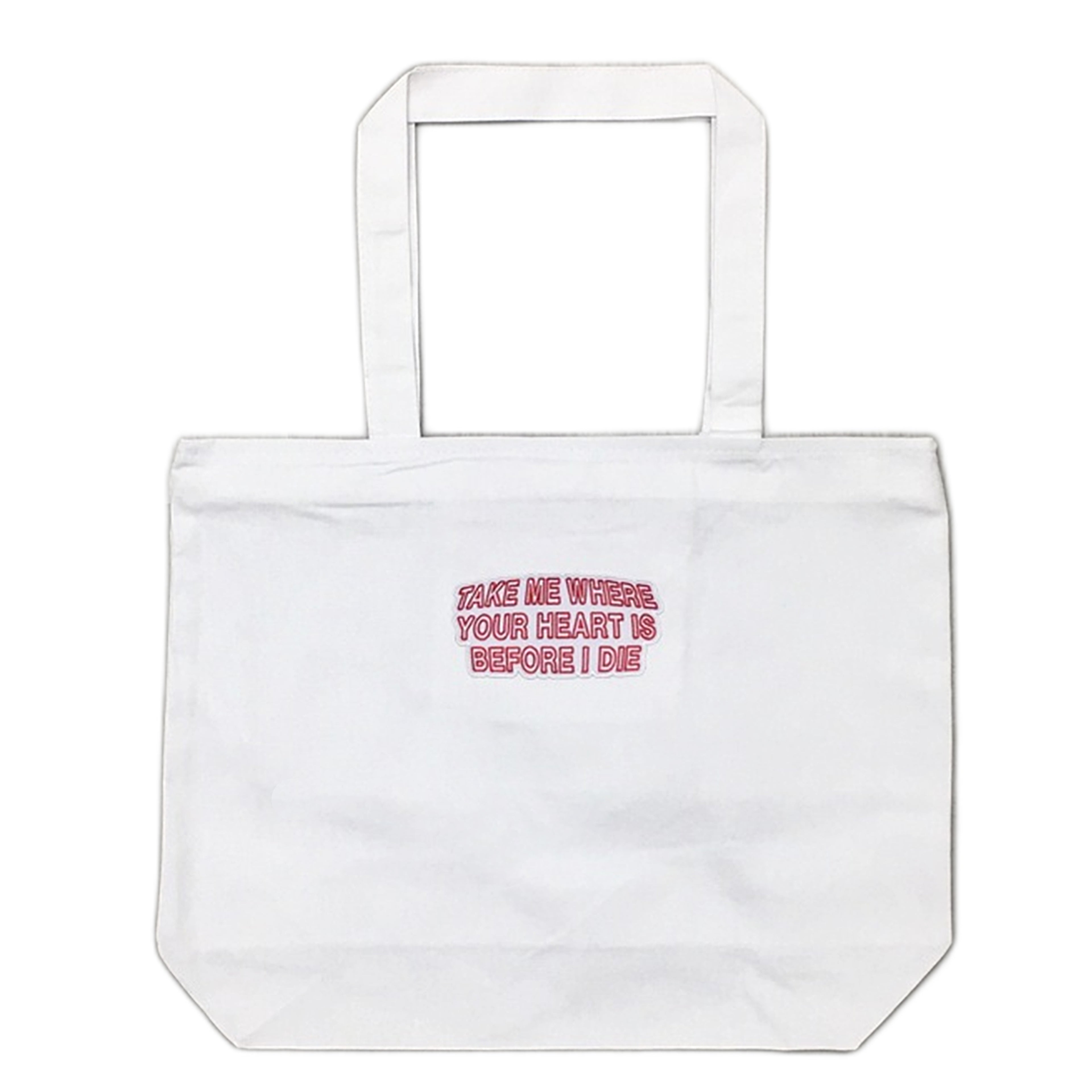 "T.M.W.Y.H.I" ZIPPERED TOTE image 0