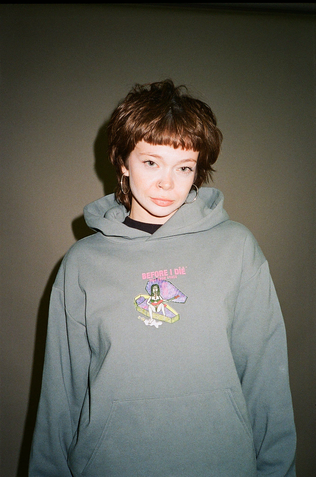 FALL FROM GRACE HOODIE BLUE  image 0
