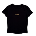 Black Crystal Baby Tee image 0