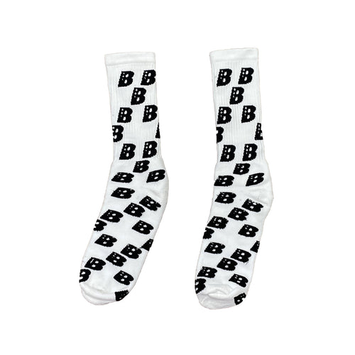 B LOGO SOCKS image 0