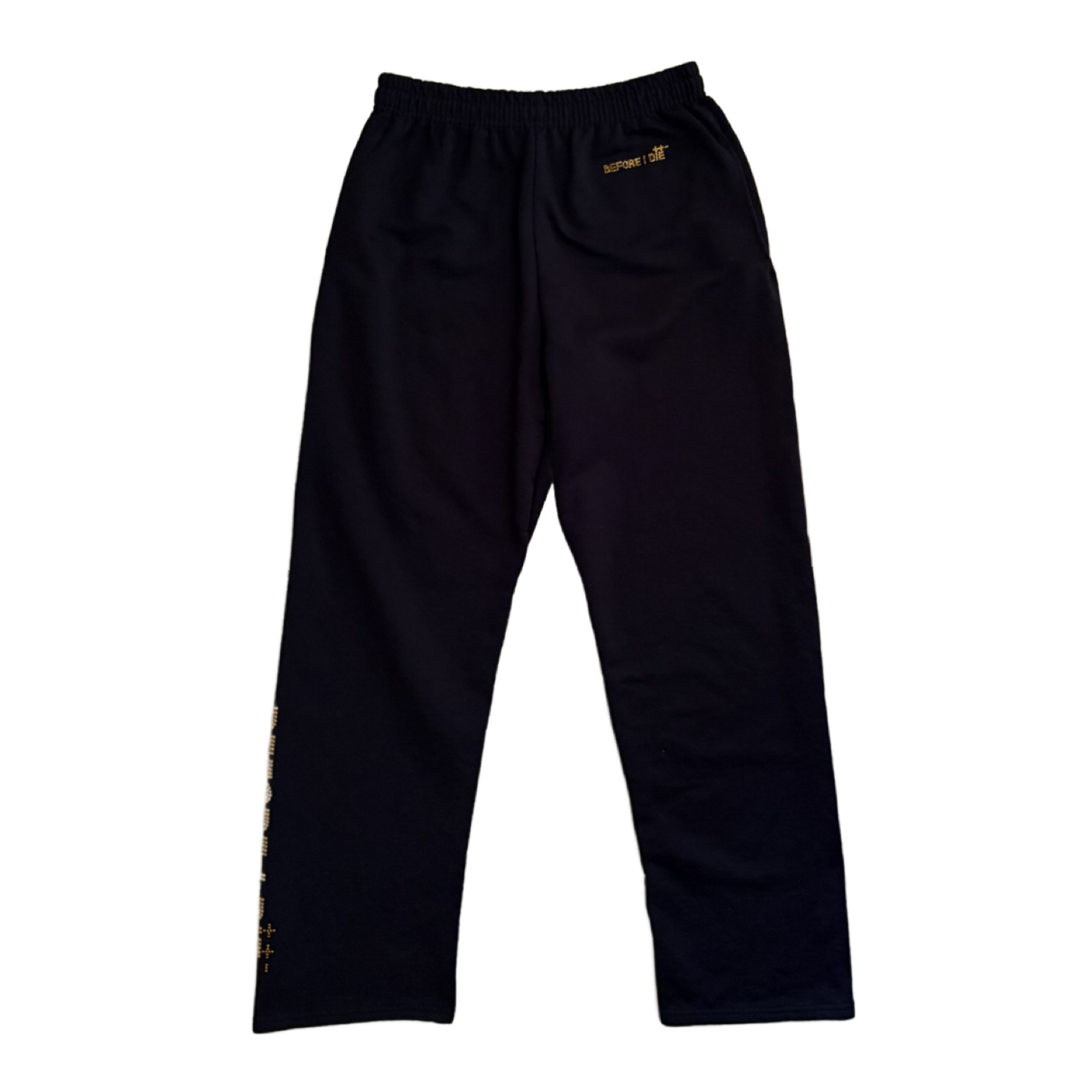 Black Crystal Sweatpants image 0