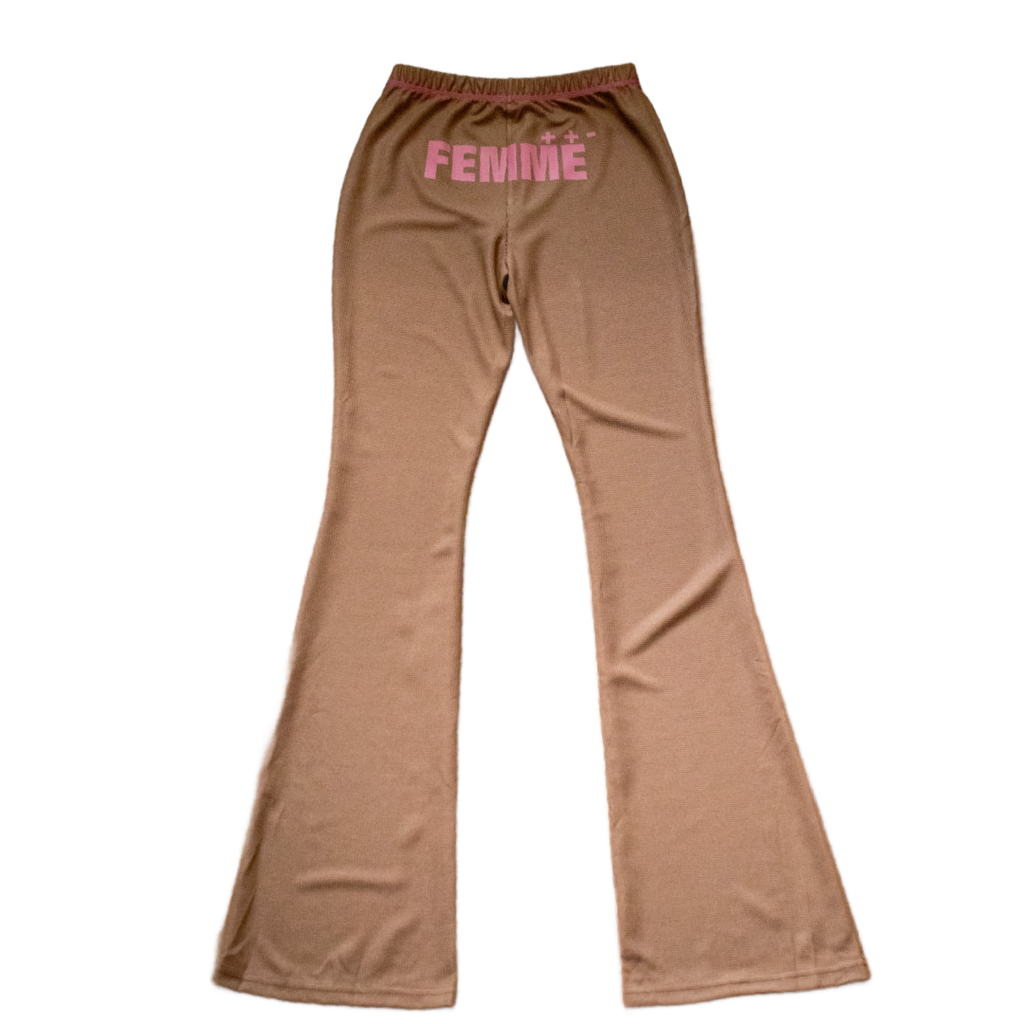 BROWN FEMME TRACKSUIT