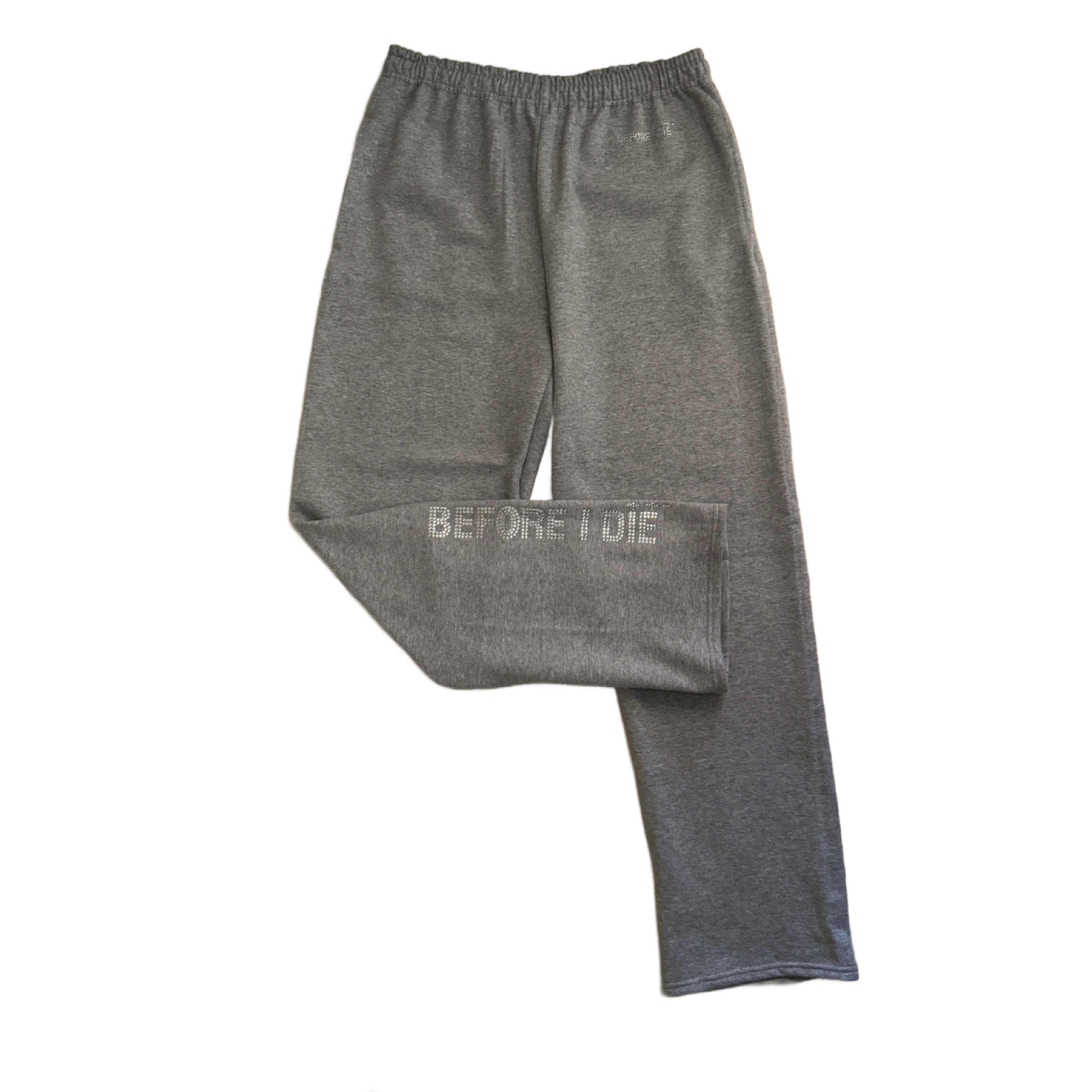 Grey Crystal Sweatpants image 1