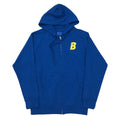YELLOW ON BLUE "B" LOGO HOODIE image 0