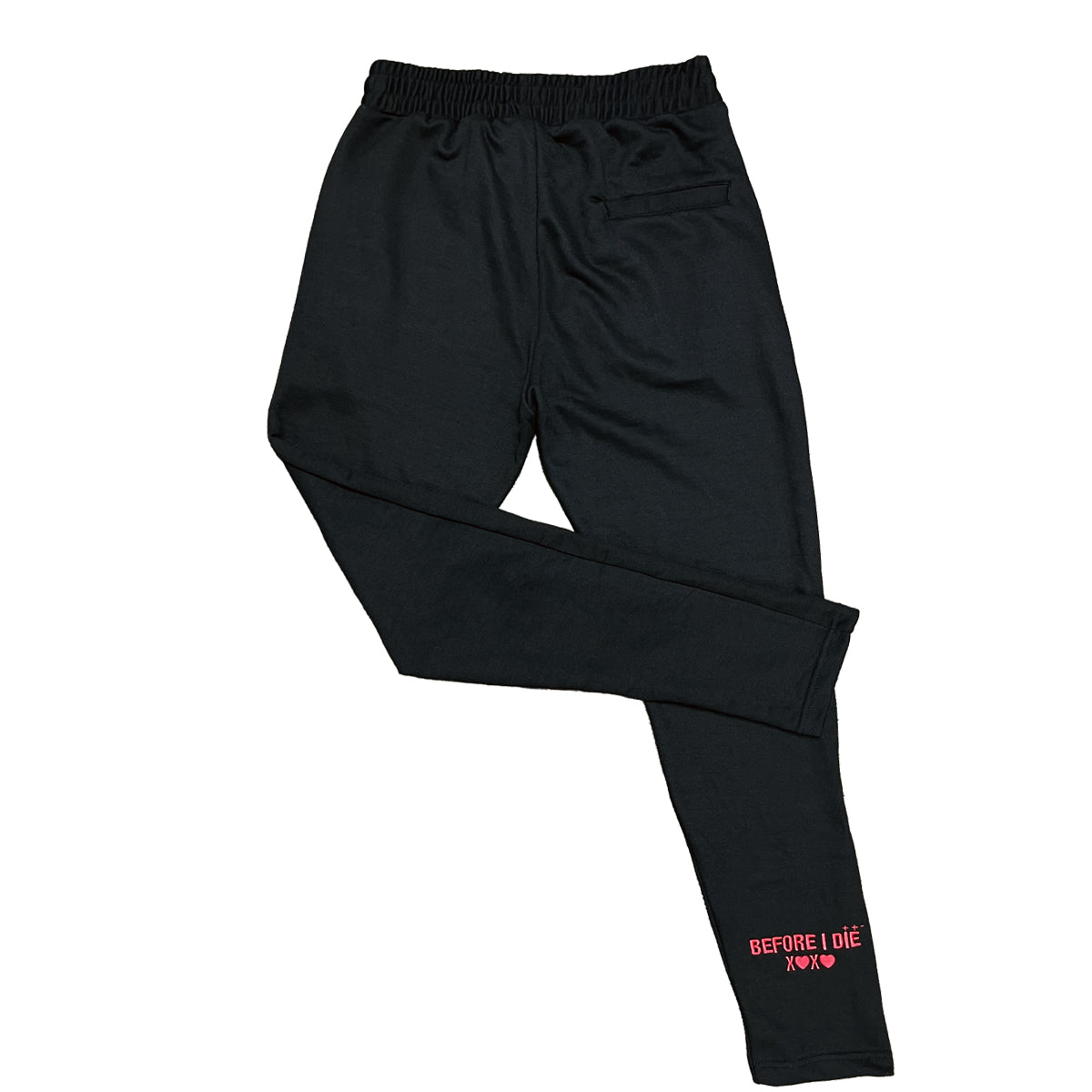 RED BEJEWELED LOGO SWEATS image 1