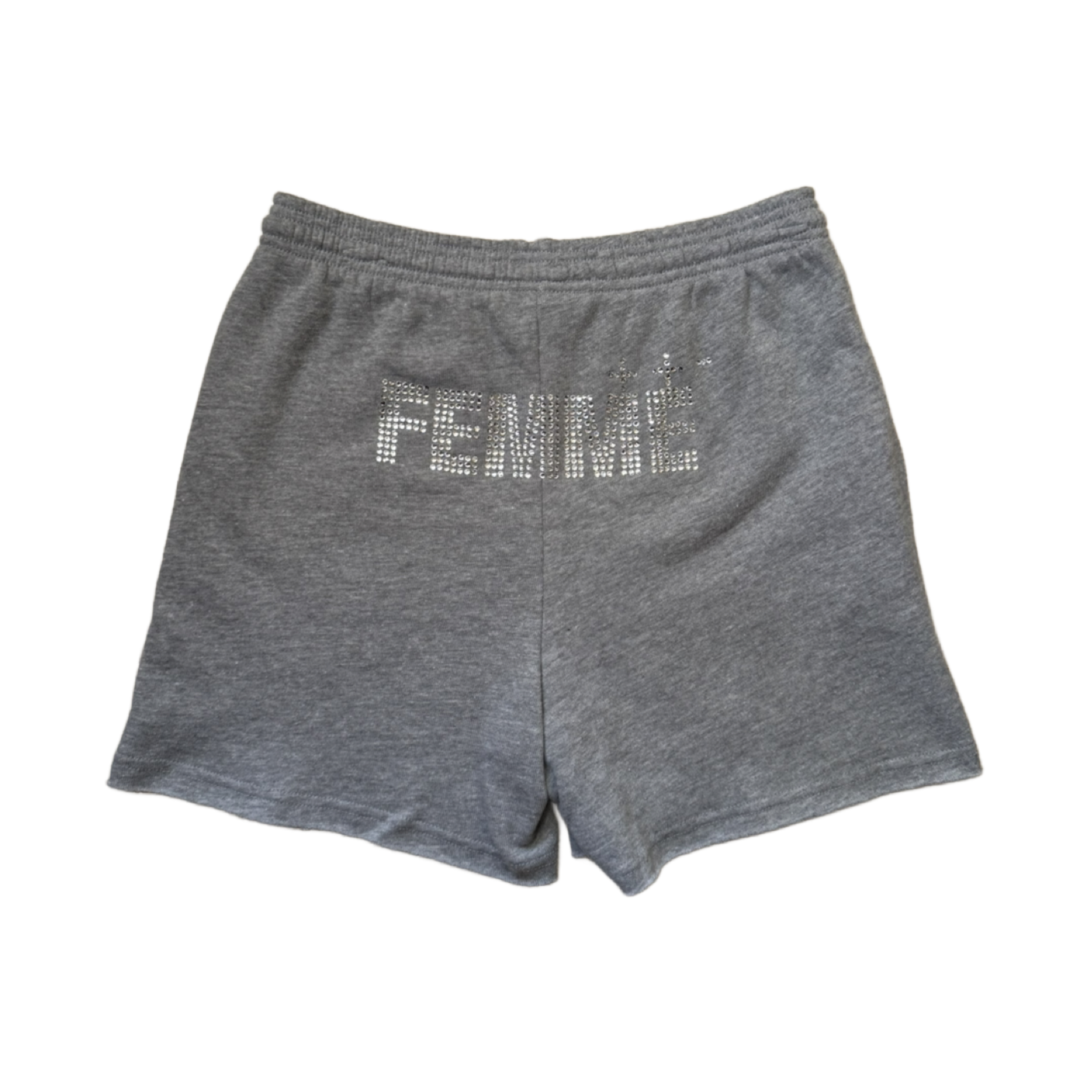Grey Crystal Shorts image 1